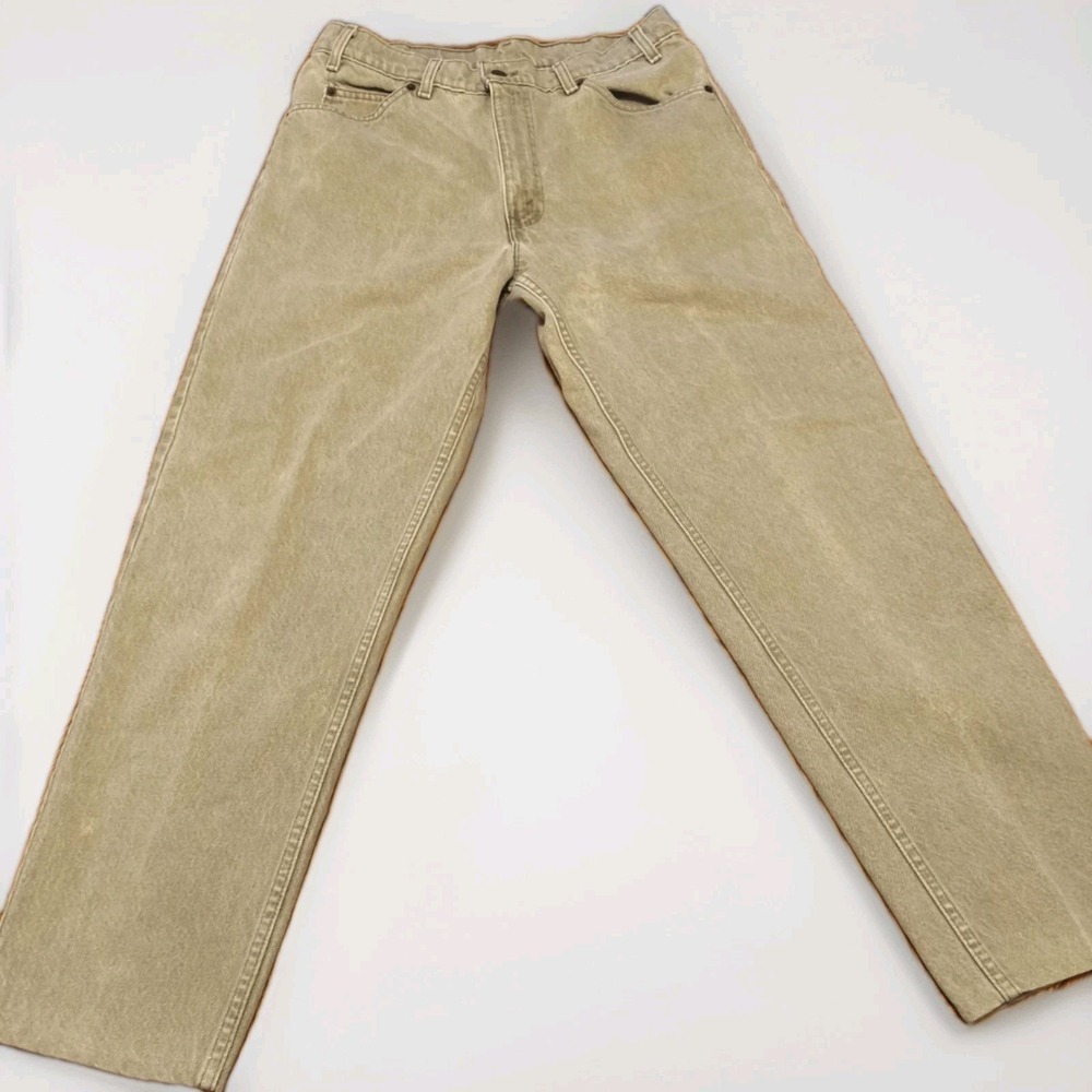 VINTAGE Levis 550 Orange‎ Tab Men's Relaxed Tapered Jeans Size 34X30 Made In USA